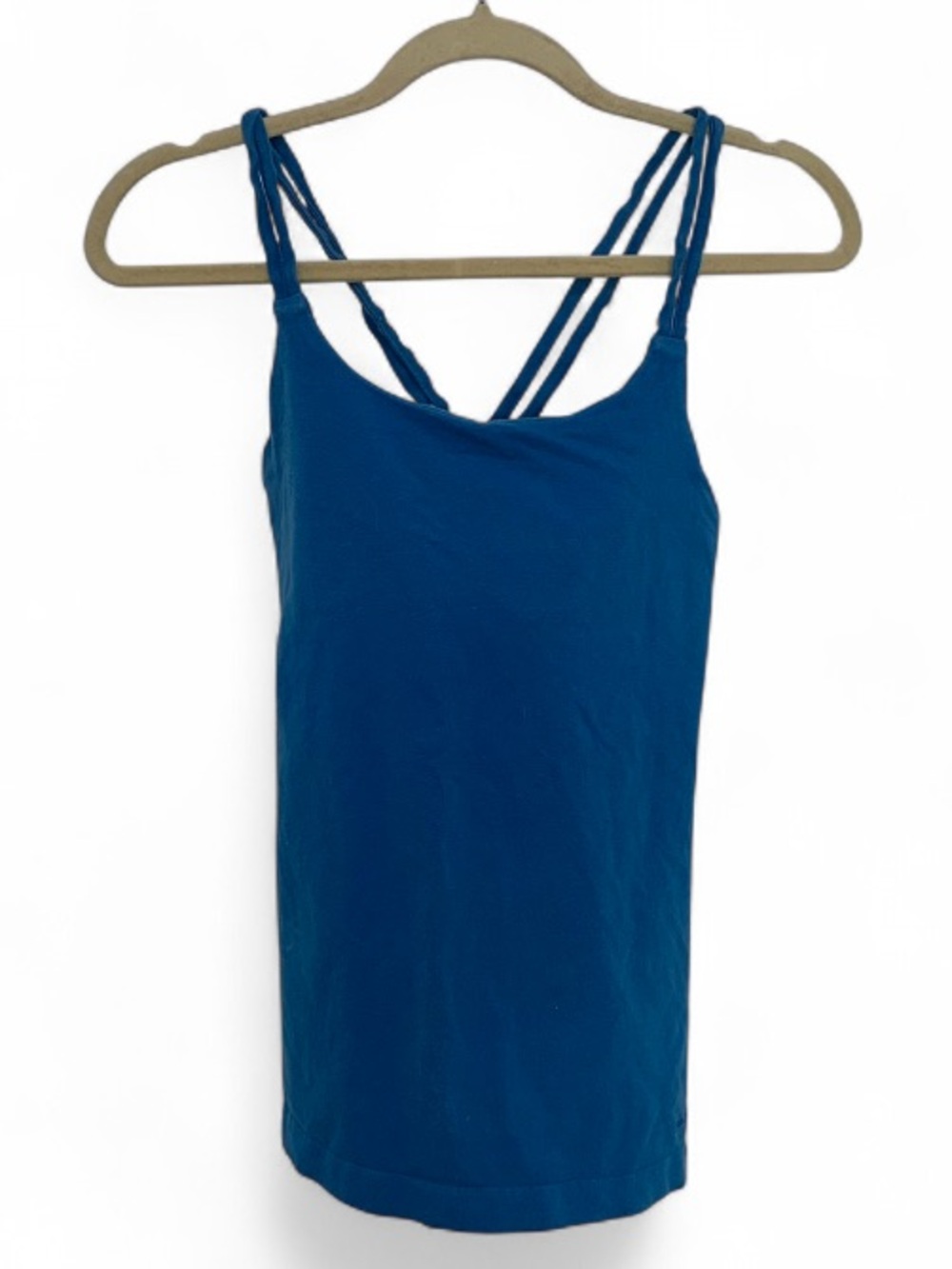 Patagonia Blue Double-Strap Boho Print Panel Tank Top